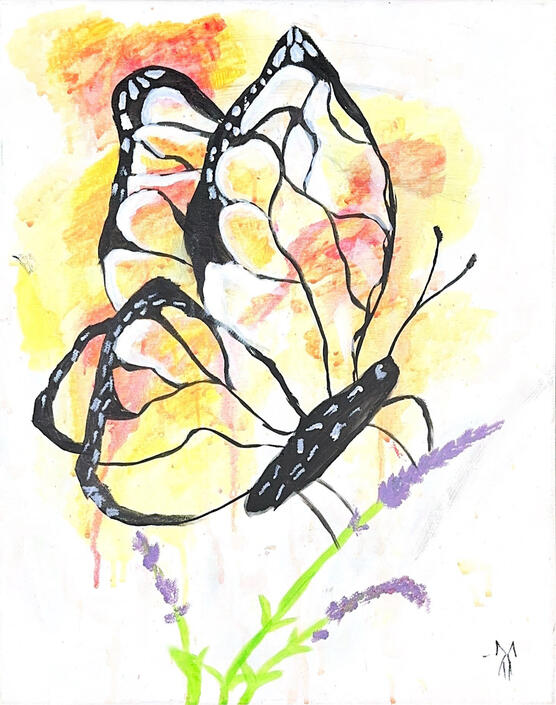 Fluttering Butterfly